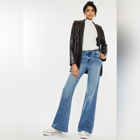 KanCan Denim - KanCan HIGH RISE WIDE LEG FLARE JEANS